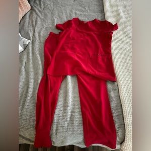 Koi scrub top and bottom